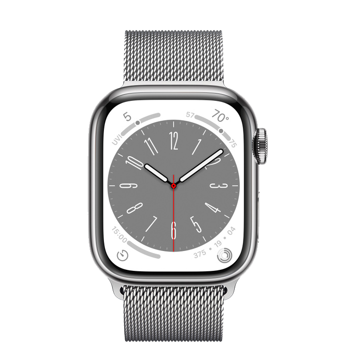 Apple Watch Series 8 LTE - Viền thép dây thép