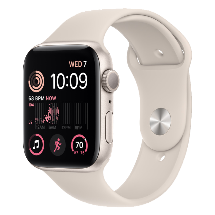 Apple Watch SE 2022 LTE, Viền nhôm dây cao su | Chính Hãng VN/A